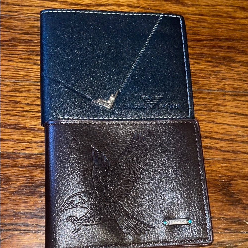 Brown Leather Key and Card Holder
